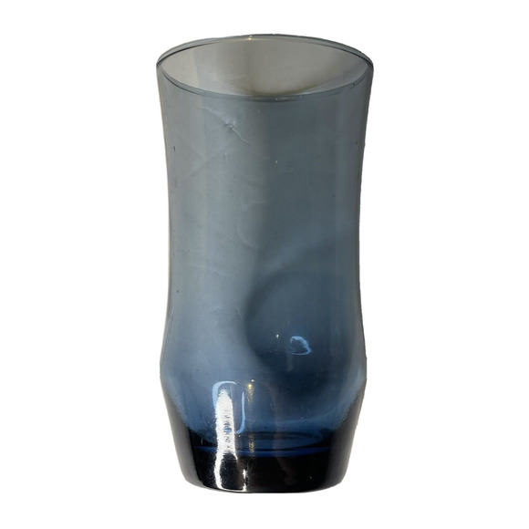 Libbey Apollo Blue vtg glass 13 Oz Flat Tumbler replacement limited ed 5.5 in - Picture 2 of 9